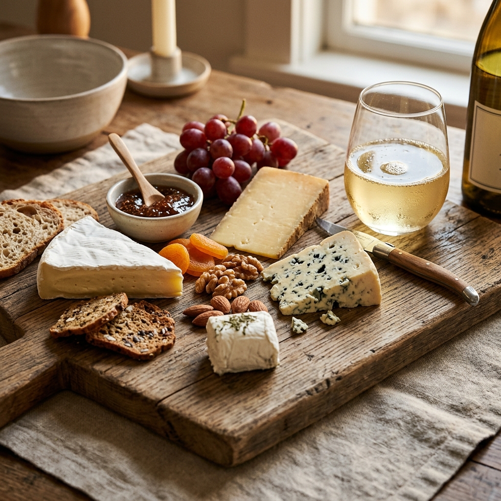 Wine and cheese pairing